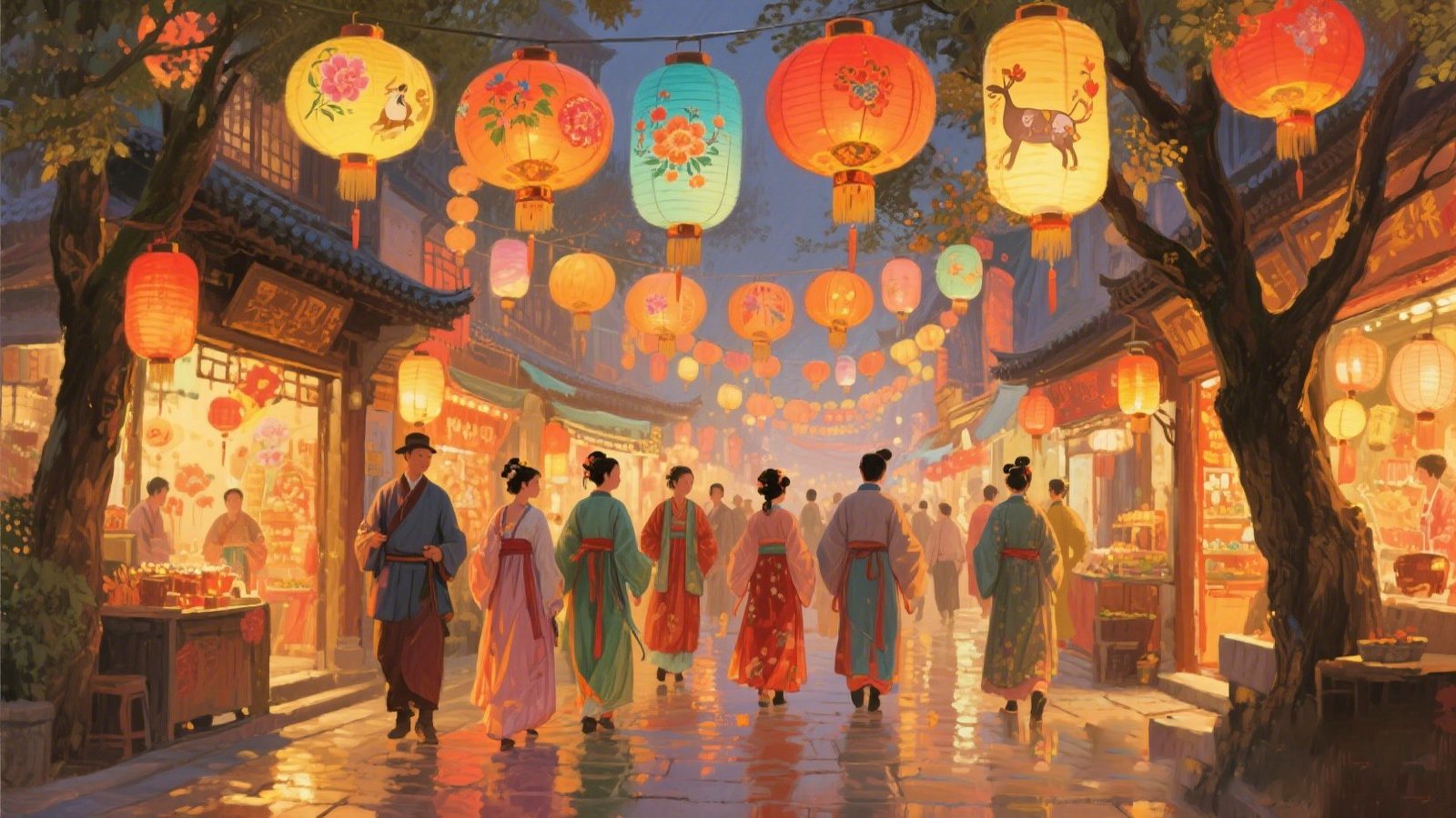 Lantern Festival lights