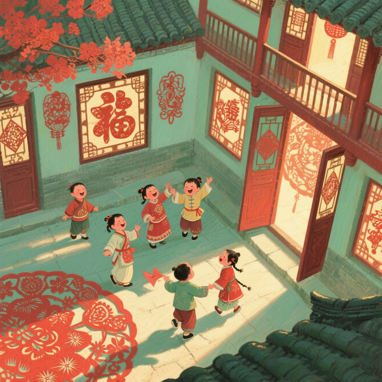 Chinese paper cutting designs