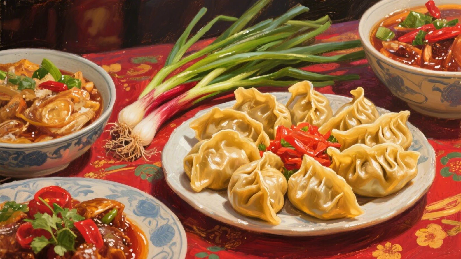 Chinese festival dishes