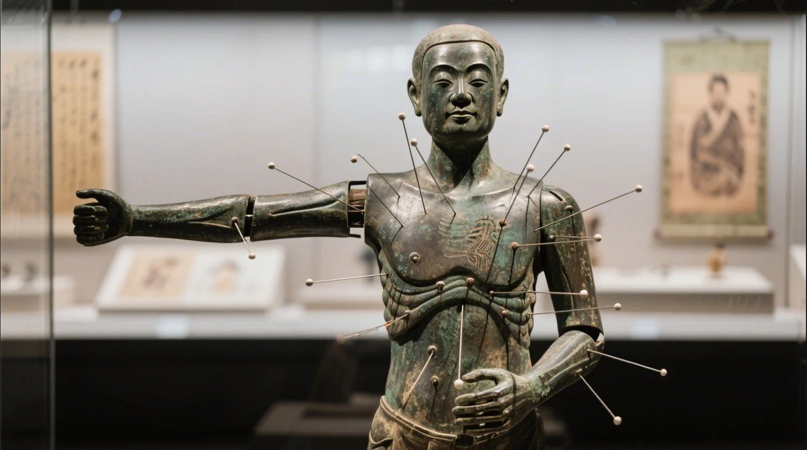 Acupuncture Bronze Man